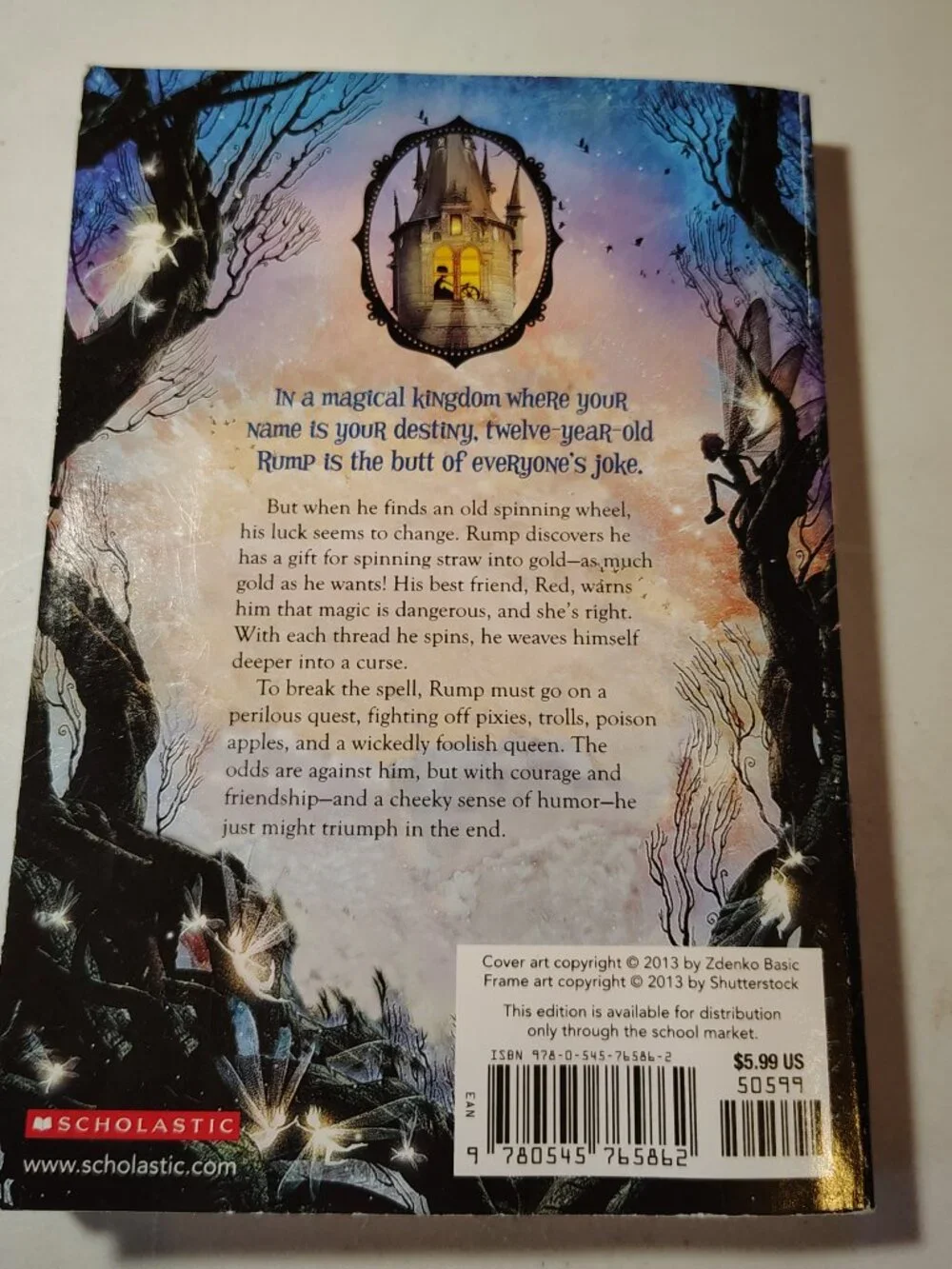 Rump The True Story Of Rumpelstiltskin by Liesl Shurtliff PB Book 2013